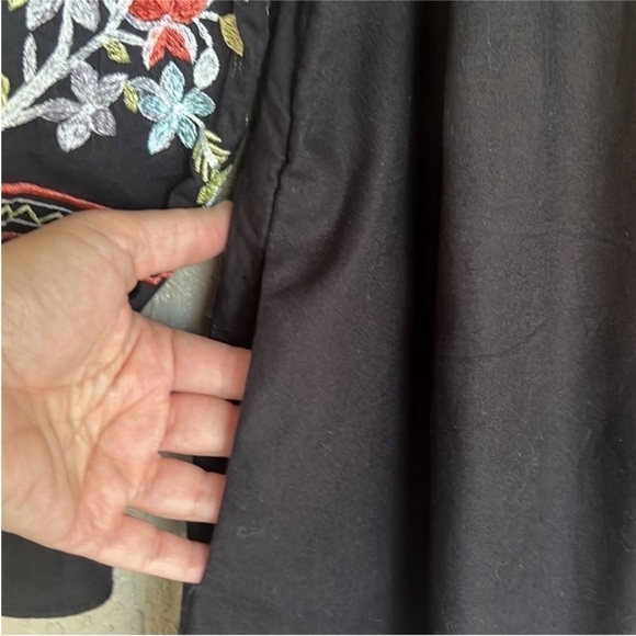 Free People Fleur Du Jour Floral Embroidered Off The Shoulder Mini‎ Dress - Picture 4 of 11